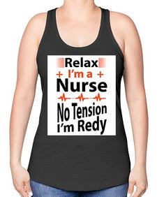 nurse tshirt 1217# - nurse -Racerback Tank