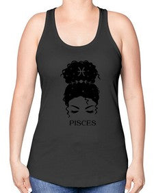 pisces 353# - pisces -Racerback Tank