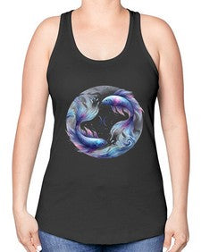 pisces 362# - pisces -Racerback Tank