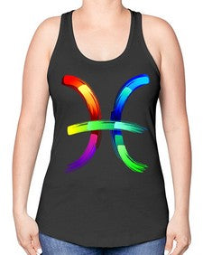pisces 370# - pisces -Racerback Tank