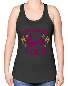professional gamer 148# - video games -Racerback Tank