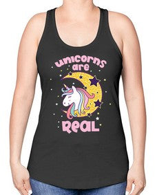 quotes of unicorns unicorns are real unicorns are real 363# - unicorn -Racerback Tank