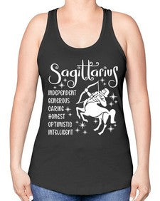 sagittarius 401# - sagittarius -Racerback Tank