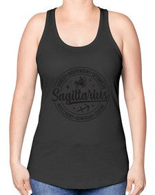 sagittarius 406# - sagittarius -Racerback Tank