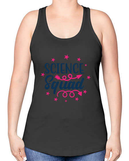 science squad 54# - general science -Racerback Tank