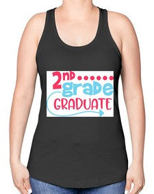 secondgradegrad 839# - second grade -Racerback Tank