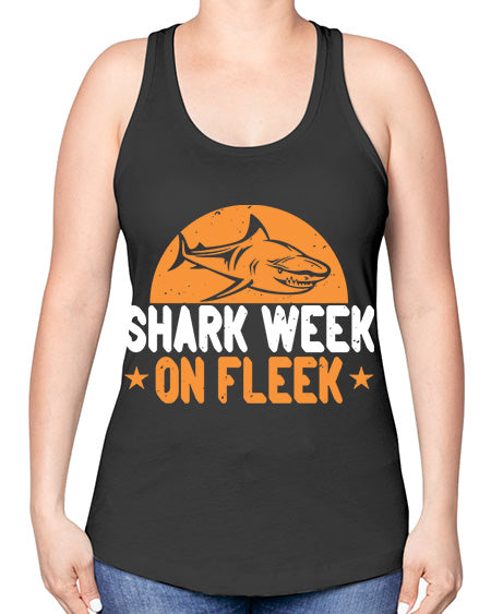 shark week on fleek Style 42# - shark-fish -Racerback Tank