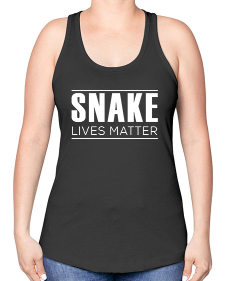 snake lives matter - snake -Racerback Tank