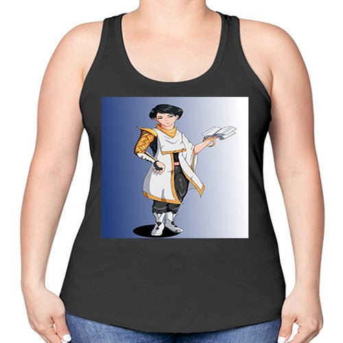 the book master 58# - anime -Racerback Tank