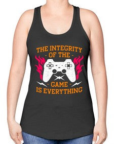 the integrity of the game 155# - video games -Racerback Tank