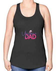 unicorn dad 451# - unicorn -Racerback Tank