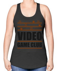 video game club 160# - video games -Racerback Tank