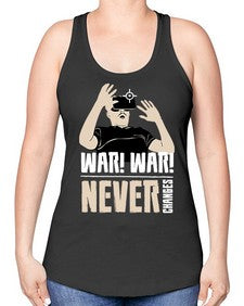war war never changes 162# - video games -Racerback Tank