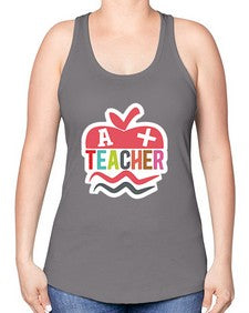 ATeacher 583# - teacher -Racerback Tank