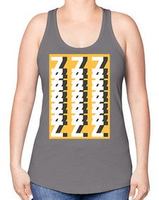 Abstract Shape 187# - art pop art -Racerback Tank