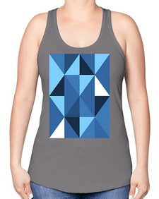 Abstract Shape 200# - art pop art -Racerback Tank