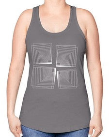 Abstract Shape 203# - art pop art -Racerback Tank