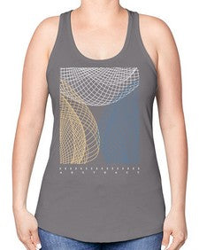 Abstract Shape 204# - art pop art -Racerback Tank
