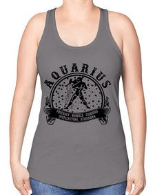 Aquarius 42# - aquarius -Racerback Tank