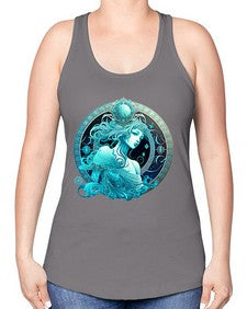 Aquarius 63# - aquarius -Racerback Tank