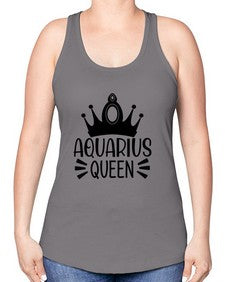 Aquarius queen 73# - aquarius -Racerback Tank