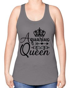 Aquarius queen 74# - aquarius -Racerback Tank