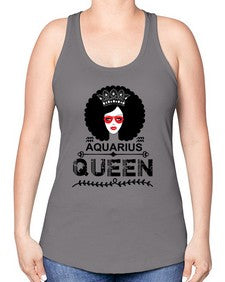 Aquarius queen 75# - aquarius -Racerback Tank