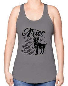 Aries 100# - aries -Racerback Tank