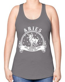 Aries 2# - aries -Racerback Tank