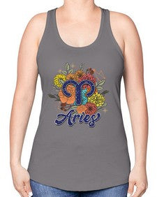 Aries 5# - aries -Racerback Tank