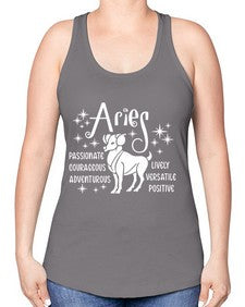 Aries 99# - aries -Racerback Tank