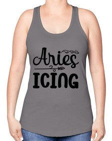 Ariesicing 106# - aries -Racerback Tank