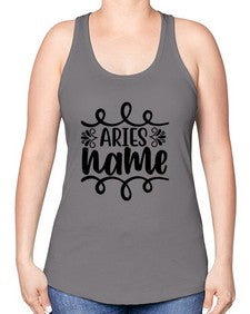 Ariesname 112# - aries -Racerback Tank