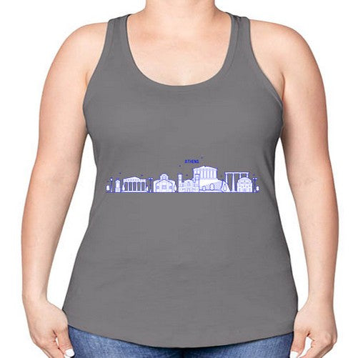 Athens 370# - cities -Racerback Tank