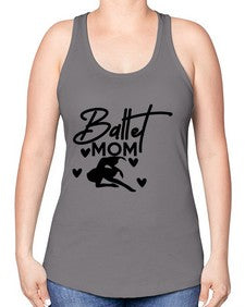 Ballet mom 75# - ballet -Racerback Tank