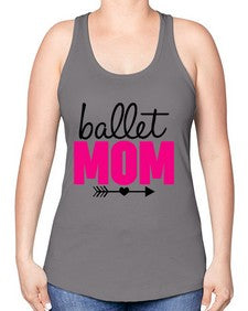 Ballet mom 76# - ballet -Racerback Tank