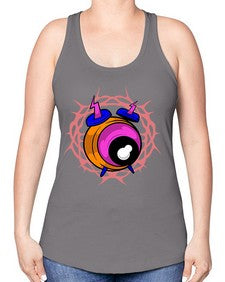 Bastard alarm 10# - cartoon general -Racerback Tank