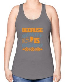 Because quality is Necessary Style 65# - cleaner -Racerback Tank