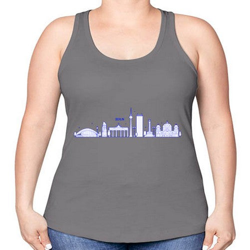 Berlin 448# - cities -Racerback Tank