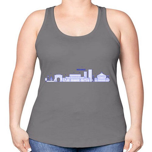 Bucharest 510# - cities -Racerback Tank