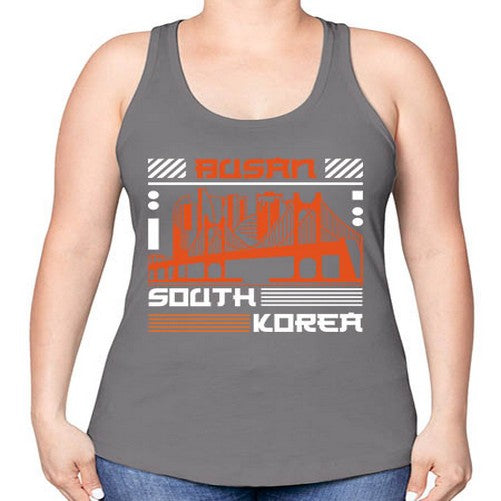 Busan 524# - cities -Racerback Tank
