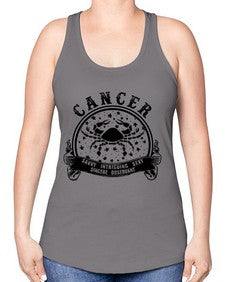 Cancer 13# - cancer -Racerback Tank