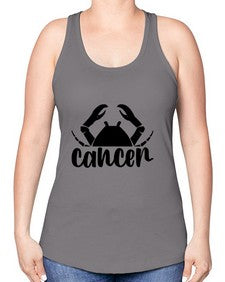 Cancer 156# - cancer -Racerback Tank