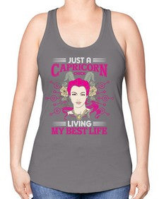 Capricorn chick 193# - capricorn -Racerback Tank