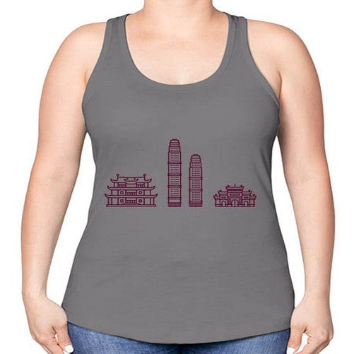 Changsha 554# - cities -Racerback Tank