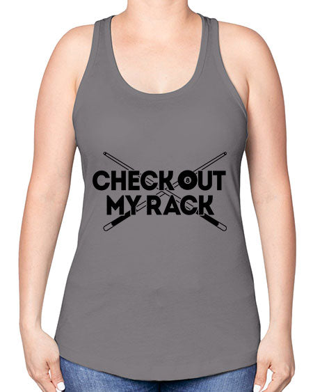 Check out my rack 1395# - billards -Racerback Tank