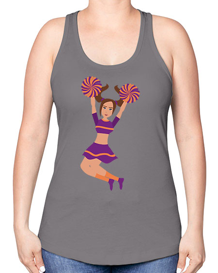 Cheerleader 16# - cheer -Racerback Tank
