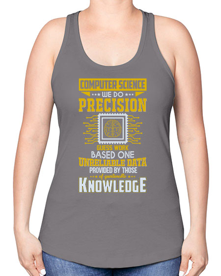 Computer Science we do 278# - general science -Racerback Tank