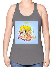 Cupid 79# - cartoon general -Racerback Tank