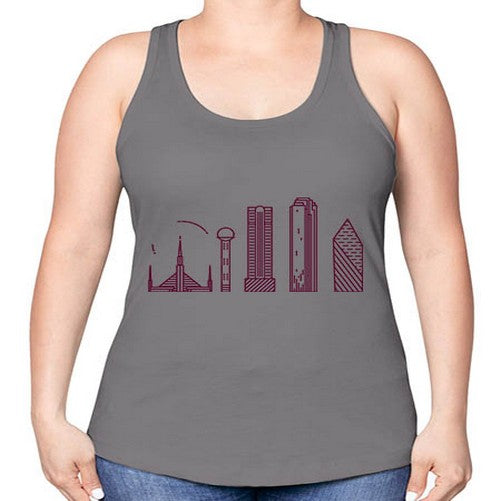 Dallas 644# - cities -Racerback Tank